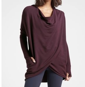 Athleta Purana Wrap Sweatshirt